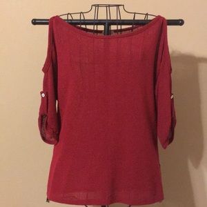 Cold Shoulder Sweater